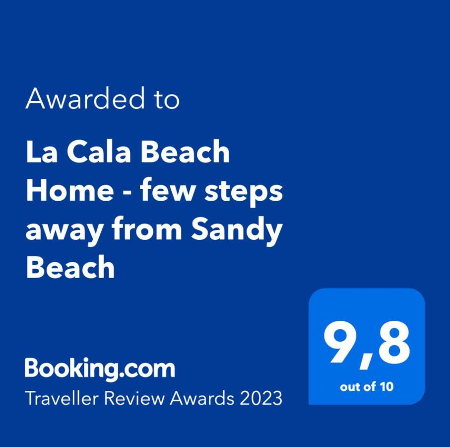 La Cala Beach Home - Beachfront Few Steps Away From Sandy Beach La Cala De Mijas Exterior photo